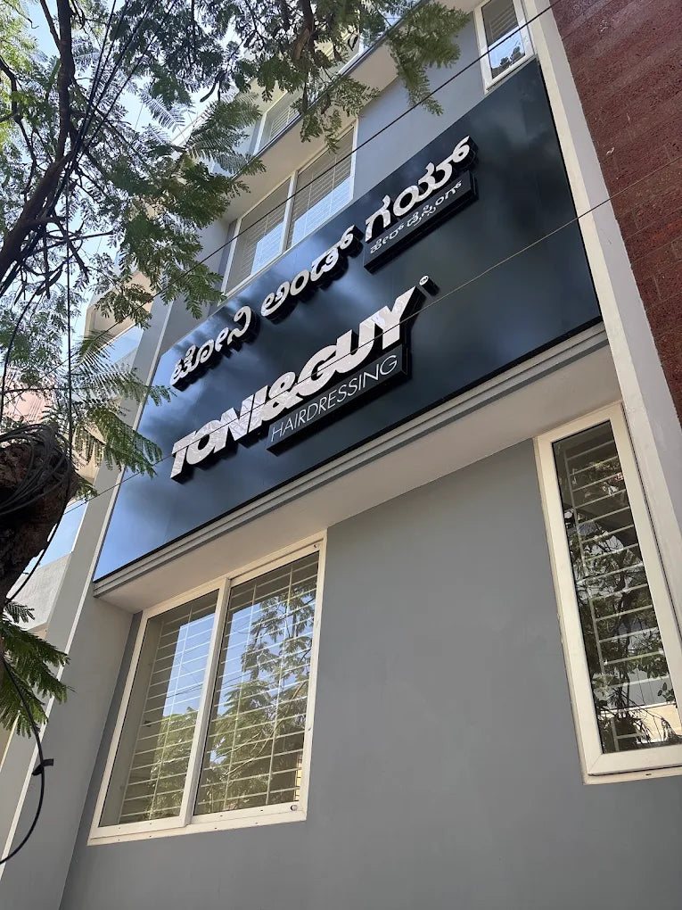 A TONI&GUY salon front in Bengaluru